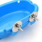 Mygeromon Bird Bath for Cage-Small Tub Bowl for Hang Inside Cage Birdbath - Image 4