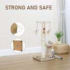 PEEKAB Cat Scratching Post 27 Inches Sisal Scratch Posts - Image 6