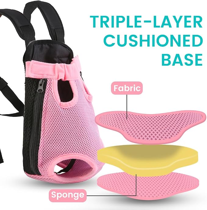 Mosago Dog Backpack Carrier, Pet Sling Front Backpack - Image 4