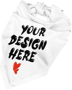 Custom Dog Bandana Add Your Text Photo Name Personalized Neckwear Bandanas Soft - Image 6