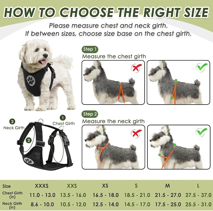 SlowTon Dog Seat Belt Harness for Car, Dog Car Harness Adjustable Mesh - Image 5
