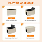 3-in-1 Cat Litter Box Enclosure - Image 6
