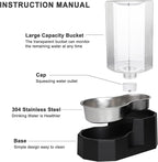 Sfozstra Large Dog Water Dispenser: 7L Automatic Gravity Water Feeder - Image 4