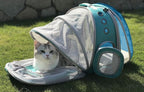 Dual Expandable Polarized Blue Cat Backpack Carrier, Fit up to 20 lbs, - Image 4
