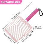 Cat Litter Scoop, 2-in-1 Detachable Ergonomic Handle, Bar Grid Shape - Image 2