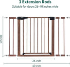 Mom's Choice Award Winner-BABELIO 26-40" Metal Baby Gate - Image 3