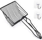 Metal Cat Litter Scoop, Fast Kitty Box Pooper Scooper by QUALIALL