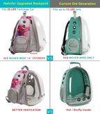 Front Expandable Cat Backpack Carrier, Fit up to 20 lbs, Space Capsule - Image 3