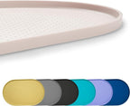 100% Waterproof 0.5" Raised Edge BPA Free Silicone Dog Food Mat, Pet Cat by Yacee