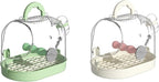 Easy to Carry Bird Cage with Watering Bottle High Ventilated Carriers Travel - Image 7