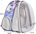 Front Expandable Cat Backpack Carrier, Fit up to 20 lbs, Printed Artwork - Image 2