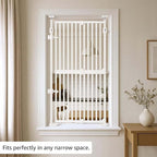 unipaws 57" H Cat Gate for Stairs, Fit for 21"-34" Wide Narrow Sapce, Auto - Image 3