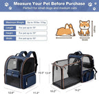 Lekebobor Large Cat Backpack Carrier Expandable Pet Carrier Backpack - Image 2