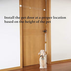 Automatic Pets Door Opener, Automotive Pet Dog Door Private Access Door - Image 3
