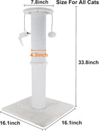 Cat Scratching Post 34 Inches Heavy Duty and Thicker Cat Scratching Post Sisal - Image 2
