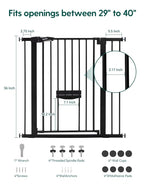 BABELIO 36 Inch Extra Tall Baby Gate - Image 7