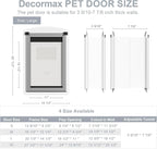 Dog Door for Wall, Steel Dog Door - Image 5