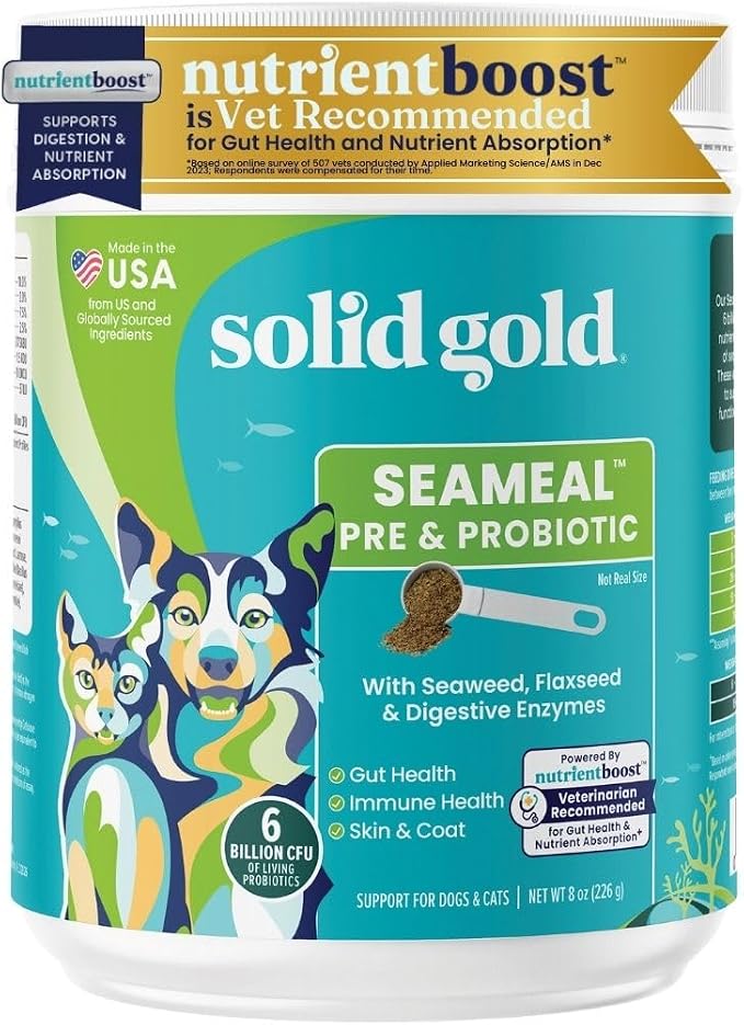 Solid Gold SeaMeal Cat Probiotic & Dog Probiotics by SolidGoldPet