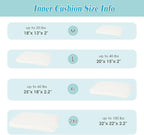 Cute Washable Dog Bed for Small Medium Dogs, Orthopedic Plush Rectangle - Image 4