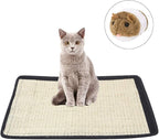Cat Scratcher Mat with Interactive Mouse Toy, Cat Scratching Post Natural Sisal - Image 2