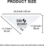 Baby Security in Training Dog Bandana Pet Scarf Pregnancy Announcement Dog - Image 3