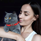 2 Pcs Cat Collars Heart Bling Breakaway - Image 5