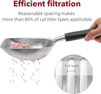 Cat Litter Scoop, Kitty Metal Scooper, Aluminum Alloy Sifter, Kitten Pooper - Image 7