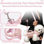 Dog Lift Harness Backpack for Small Dogs Cats, Adjustable Straps Dog Sling - Image 2