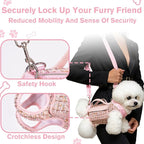 Dog Lift Harness Backpack for Small Dogs Cats, Adjustable Straps Dog Sling - Image 4