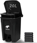 Dog Poop Trash Can Outside, 20L/5Gallon Pedal and Removable Inner Waste Bin by UPPCASIR
