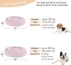 WNPETHOME Calming Dog Bed & Cat Bed Donut, Faux Fur Self-Warming Donut Cuddler - Image 5