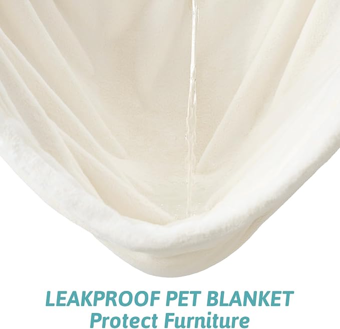 Waterproof Pet Blanket, Ultra Soft Luxury Faux Fur Throw Blanket - Image 2