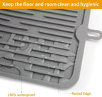 Ptlom Pet Placemat for Dog and Cat, Mat for Prevent Food and Water Overflow - Image 6