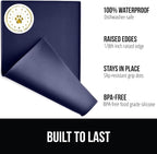 GORILLA GRIP 100% Waterproof Raised Edge BPA Free Silicone Pet Feeding Mat - Image 2