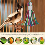 ASOCEA Pet Bird Parrot Colorful Cotton Rope Bite Chew Cage Hanging Toys - Image 6
