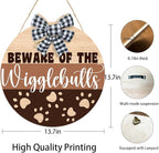 Beware of The Wigglebutts Front Door Sign, Beware of the Wiggle Butts Sign - Image 2