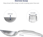 WePet Cat Litter Scoop, Aluminum Alloy Sifter, Kitty Metal Scooper, Deep Shovel - Image 2
