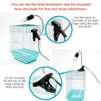 FUNKS TORITOMOSU Bird Cage UVB Light Combo Kit, AvianSun Lamp 2.4% UVB UVA 20W - Image 8