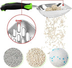 Cat Litter Scoop-Metal Cat Scooper-Long Handle Scoop, Cat Scooper-Poop - Image 3
