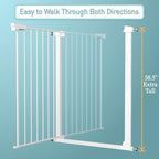 Fairy Baby 38" Extra Tall Pet Gate - Image 9