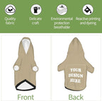 Dog Clothes, Custom Dog Hooded Sweatshirt, Personalized Pet Costume Robe Shirt - Image 4