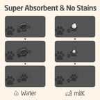 Pet Feeding Mats-Absorbent Dog Mat - Image 2