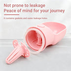 2-in-1 Dog Water Bottle with Food Container - 10oz Leak-Proof Travel Water - Image 3