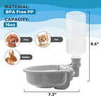 VANNON 16oz Pet Water Bottle, Gravity Dog Water Bowl Dispenser - Image 6