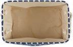 Bone Dry Pet Storage Collection Lattice Paw Print, Nautical Blue, Large - Image 2