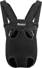 Pawaboo Pet Carrier Backpack, Adjustable Pet Front Cat Dog Carrier Backpack by Pawaboo