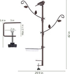 Deck Bird Feeder Pole Porch Multi-Hooks Hanging Kit - Image 2