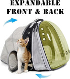 Dual Expandable Polarized Cat Backpack Carrier, Fit up to 20 lbs, Expandable - Image 5