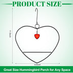 LemonRoad Hummingbird Swing, Tweet Heart Birdie Swing, Copper Hummingbird Perch - Image 2