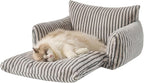 Hollypet Cat Bed Fluffy Plush Mutifuctional Double-Layer Soft Pet Couch - Image 2
